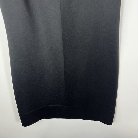 Gretchen Scott Designs XS Black Sleeveless V Neck Jersey‎ Knit Mini Dress - Picture 3 of 8